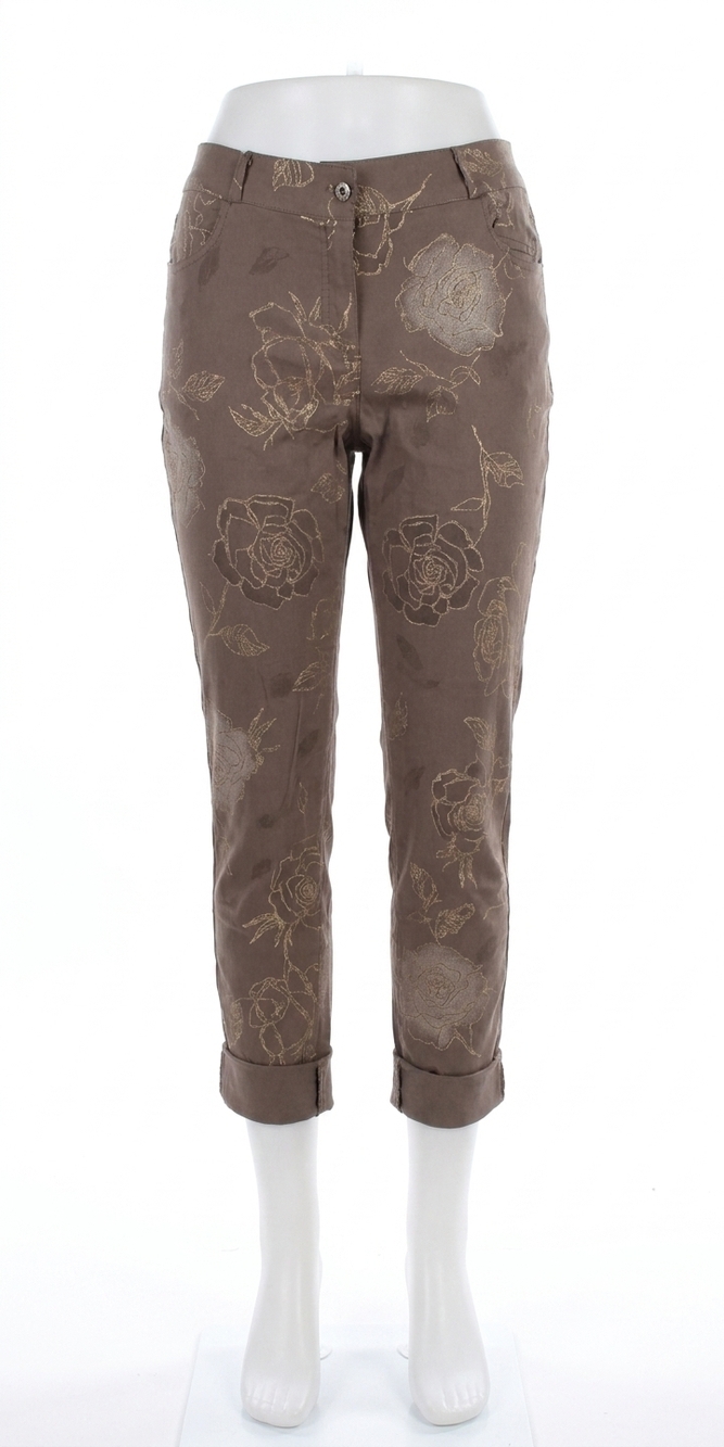 NEW GIGI MODA castano pants in chocolate